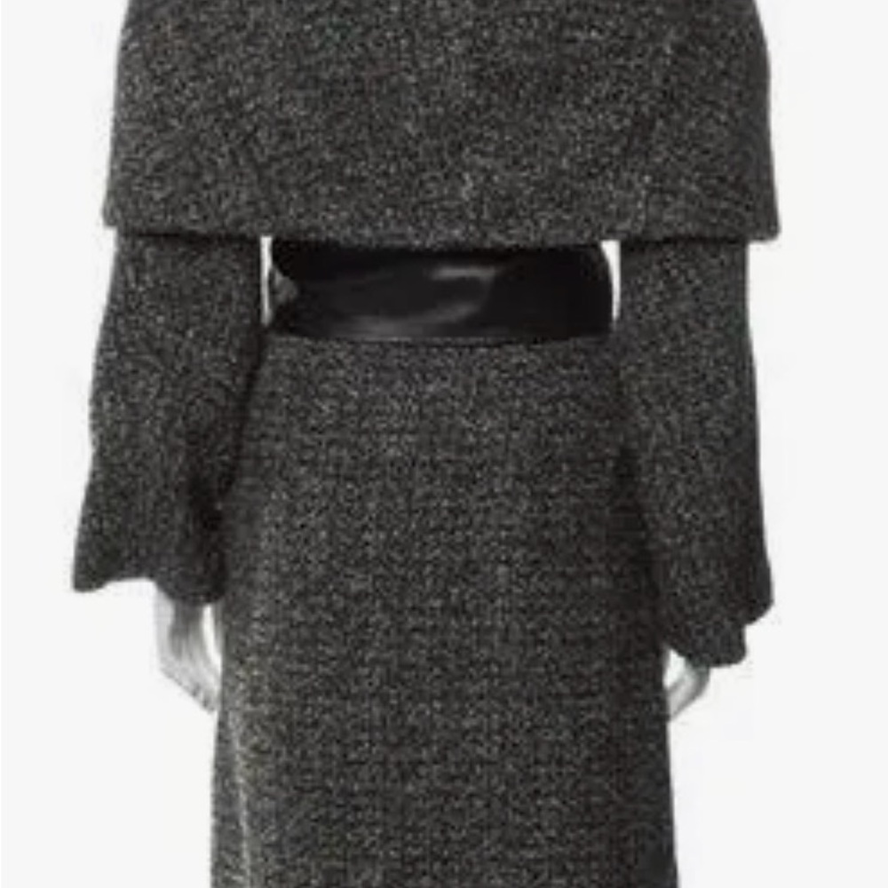 Badgley Mischka Black and Gray Women's Coat